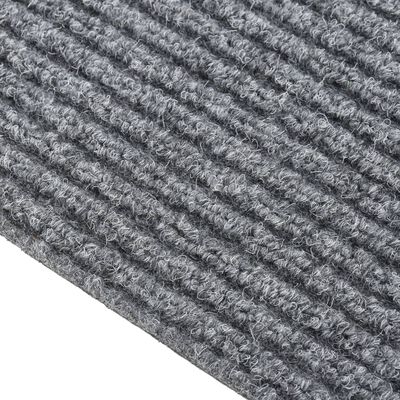 vidaXL Абсорбиращо мръсотията килимче, 100x400 см, сиво
