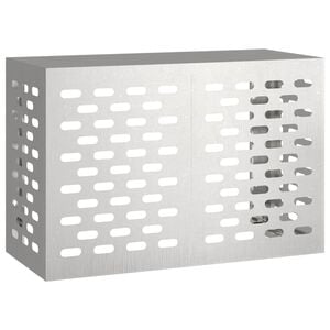 vidaXL Покритие за климатик Сребристо 90 x 40 x 60 см