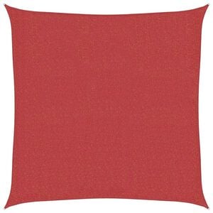 vidaXL Платно-сенник, 160 г/м&sup2;, червено, 2x2 м, HDPE