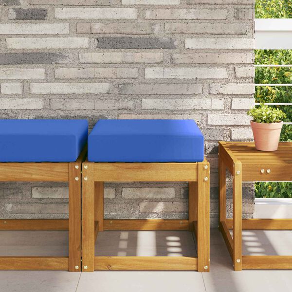 vidaXL Възглавница за открито седалка Тюркоаз 40 x 40 x 8 см