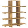 vidaXL Библиотека, 100x30x120 см, тиково дърво масив
