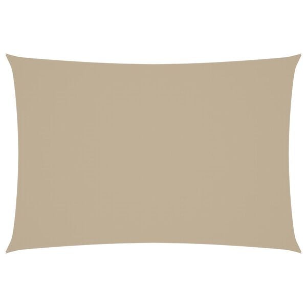 vidaXL Платно-сенник, Оксфорд текстил, правоъгълно, 2,5x4,5 м, бежово