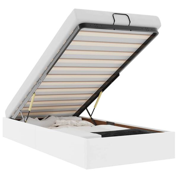 vidaXL Османска рамка за легло без матрак, 100x200 см, изкуствена кожа