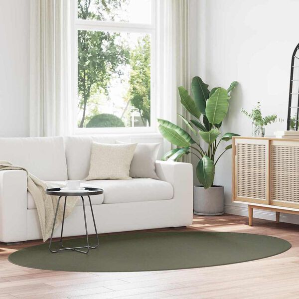 vidaXL Килим HUARTE Леснозелен 230 x 160 см 100% полиестер