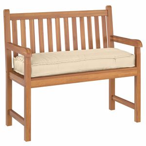 vidaXL Възглавница Бежово 110 x 40 x 8 см Оксфордска тъкан