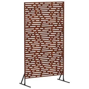 vidaXL Екран за уединение 100 x 50 x 180 см Кортенова стомана