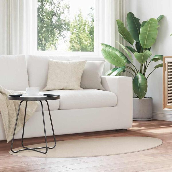 vidaXL Килими за помещение HUARTE Бежово 80 x 150 cm Полиестер