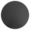 vidaXL Маса за чай, черна, Ø35 см, МДФ