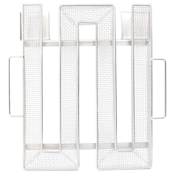 vidaXL Димогенератор за студено опушване, 4-странен, 22,5 см, инокс