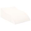 vidaXL Възглавничка за крака Бяло 68 x 41 x 24 см PU пяна