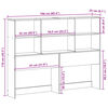 vidaXL Горна табла с място за съхранение, 160 см, масивно дърво бор