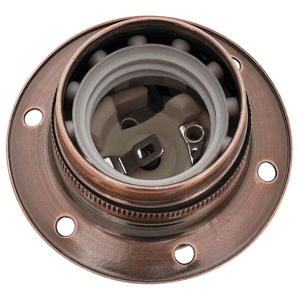 vidaXL Лампи 2 бр Червен бронз E27