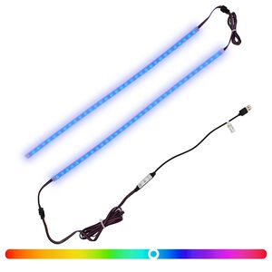 vidaXL LED лента 110 cm Многоцветен ПВЦ