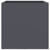 vidaXL Кашпи, 2 бр, антрацит, 42x40x39 см, стомана
