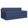 vidaXL Сгъваем диван легло Синьо 120 x 60 x 49 см Текстил