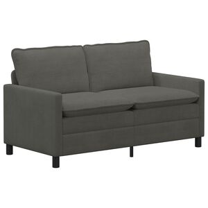 vidaXL Диван Тъмносиво 156 x 81 x 87,5 см Текстил