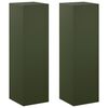 vidaXL Стойка за растения 2 pcs Маслиненозелено 30 x 30 x 100 см