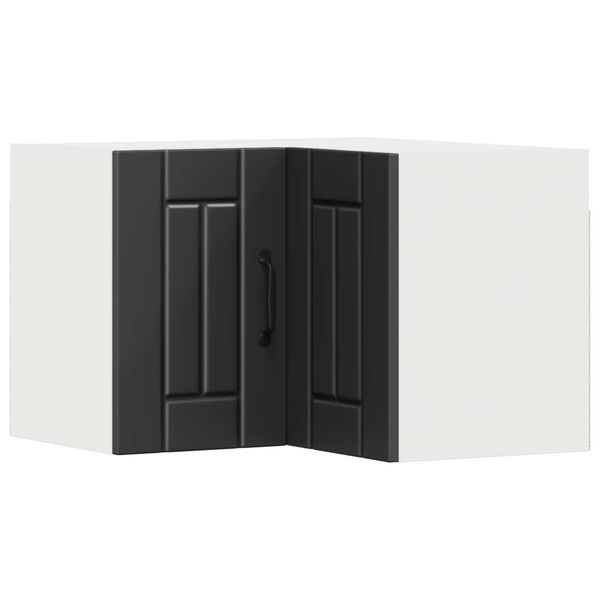 vidaXL Кухненски шкаф Черно 57 x 57 x 40 см Инженерно дърво