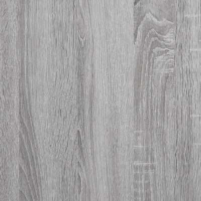 vidaXL Сайдборд, 2 бр, сив сонома, 60x35x70 см, инженерно дърво