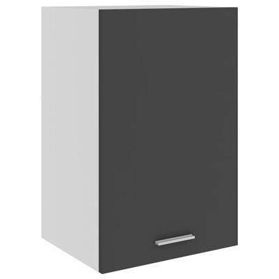 vidaXL Висящ шкаф, сив, 39,5x31x60 см, ПДЧ