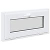 vidaXL Прозорец за мазе RISOR 80 x 40 cm PVC и стъкло
