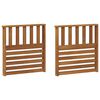 vidaXL Ръкохватки 2 pcs Кафяво 60 x 6 x 61 см Инженерно дърво
