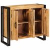 vidaXL Служебен шкаф Кафяво 80 x 33 x 70 см мангово дърво масив