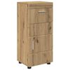 vidaXL Комплект шкафове за баня с чекмедже TULUM Дъб 37 x 31,5 x 82 см