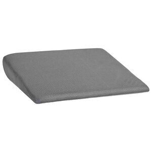 vidaXL Възглавница за сядане Сив 39 x 38 x 8,5 см PU пяна