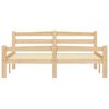 vidaXL Рамка за легло, бор масив, 120х200 см