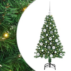 vidaXL С изкуствено коледно дърво с 150 LED светодиода Зелен 120 cm