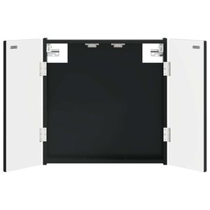 vidaXL Кабинет за дартборд DELFT Черно 52,5 x 10,5 x 53,5 см