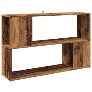 vidaXL Библиотека, старо дърво, 100x24x63 см, инженерно дърво