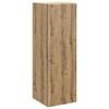 vidaXL Стенно Баня Кабинет Дъб артизан 33 x 34,5 x 60 см