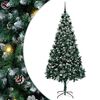 vidaXL С изкуствено коледно дърво с 300 LED светодиода Зелен 210 cm