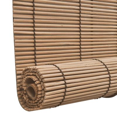 vidaXL Кафява бамбукова роло щора 150х220 см