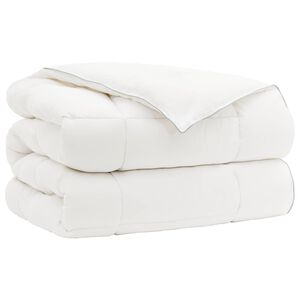 vidaXL Завивка 200x200 см Зима 450 GSM Австралийска вълна Бяло