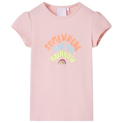 Детска тениска, светлорозова, 92