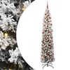 vidaXL С изкуствено коледно дърво с 300 LED светодиода Зелен 240 cm