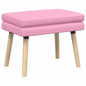 vidaXL Двойно легло Розово 60 x 40 x 46 см Текстил