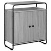 vidaXL Бюфет Сив Сонома 68 x 35 x 75 cm Обработено дърво