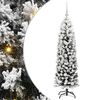 vidaXL С изкуствено коледно дърво с 150 LED светодиода Зелен 150 cm