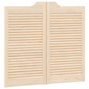 vidaXL Врати с люлеещо се отваряне 90 x 50 cm Масивна борова дървесина