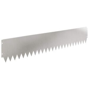 vidaXL Ограда за трева 30 pcs 103 x 20 см Стомана Сребристо