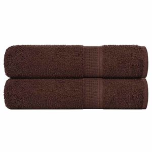 vidaXL Кърпи за баня FROGN 2 бр. Кафяви 100x150 см 360 г/м&sup2;