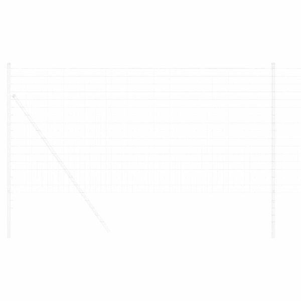 vidaXL Европейска ограда 1 x 10 m Желязо с PVC покритие