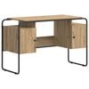 vidaXL Бюро с място за съхранение Дъб артизан 120 x 50,5 x 75,5 см