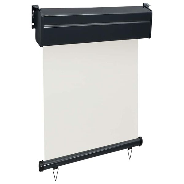 vidaXL Вертикална тента за балкон, 65x250 см, кремава