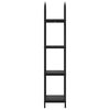 vidaXL Рафт за книги Черния дъб 40 x 30 x 146 см Инженерно дърво