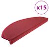 vidaXL Стълби подложки 15 бр. 65 x 24 x 4 cm Non-Slip Червено